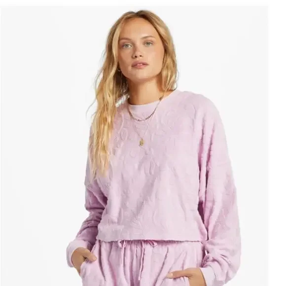 Billabong Floral Loosen Up Crew - Picture 1 of 10